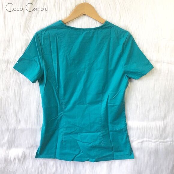 🔃Workflow By Landau Green Scrub Top - Picture 3 of 5